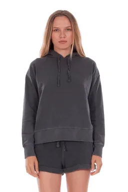 RAVENS VIEW IBIZA RAVENS VIEW IBIZA Damen vegan Hoodie Vedra Anthrazitgrau – Produktbild 1 von 1