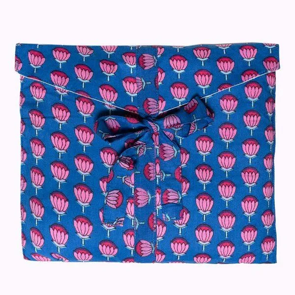 KIKOONI KIKOONI Baumwoll Pyjama "Sleepy K", Indigo bloom, – Produktbild 1 von 4