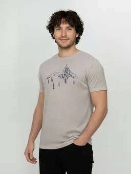 GreenBomb GREENBOMB Bike Destination Loom - Funktionales T-Shirt aus Merino-Wolle / hochwertiger Print / Fair & Vegan – Produktbild 1 von 1