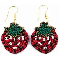 El Puente El Puente Ohrringe "Erdbeere" | Fair Trade & Handmade aus Indien – Produktbild 1 von 1