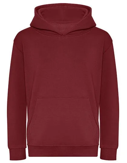 Just Hoods Just Hoods Kids´ Organic Hoodie, Burgundy, – Produktbild 2 von 3