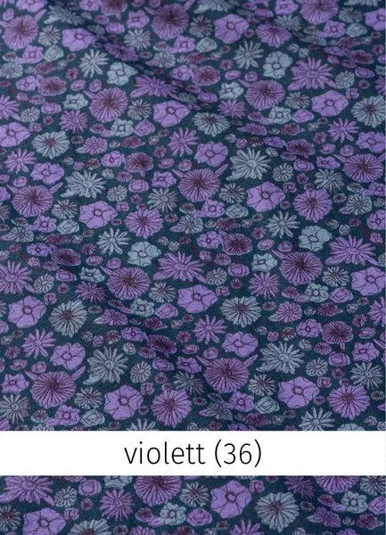 Heidekönigin Heidekönigin Glockenkleid Clara bedruckt, Violett, – Produktbild 2 von 3