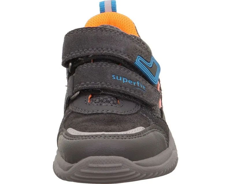 Superfit Superfit Storm Outdoorschuh Stylischer und robuster Sneaker für Jungen, ideal für Freizeit und, Grau|orange, – Produktbild 4 von 5