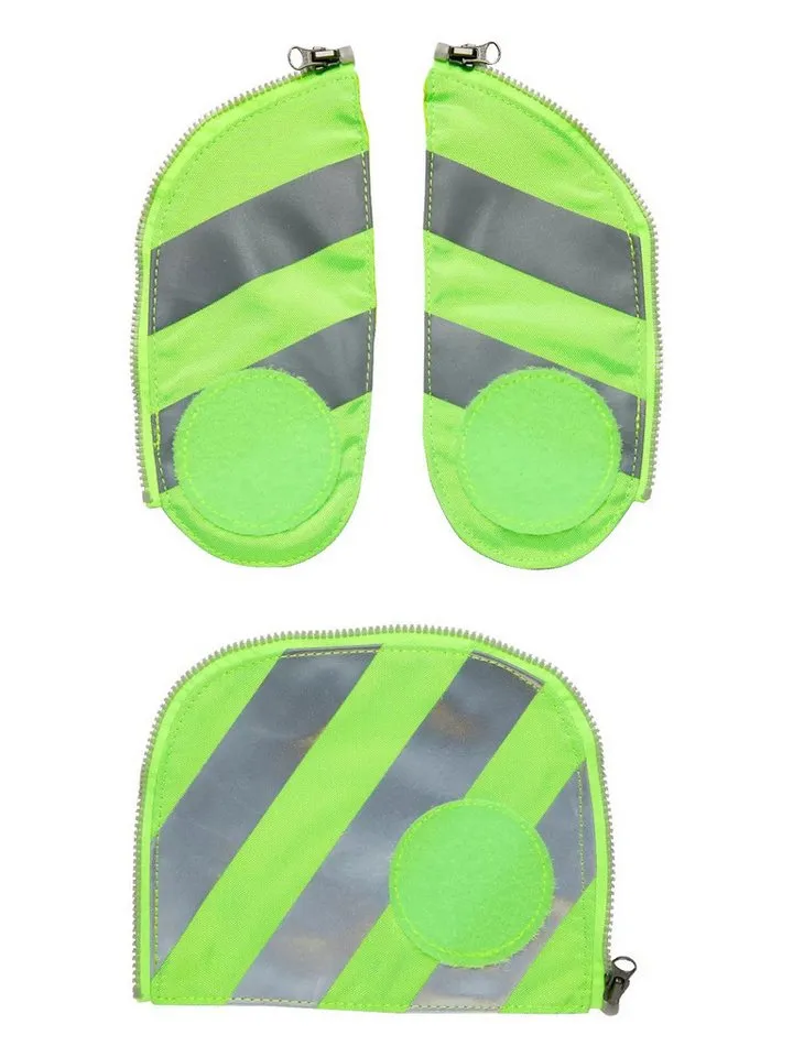 Ergobag Ergobag Schulranzen pack Sicherheitsset mit Reflektorstreifen (3-tlg), Grün, – Produktbild 1 von 4