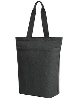 Halfar Halfar Recycelte Einkaufstasche mit Boden und Vortasche mit Reißverschluss – Produktbild 1 von 1