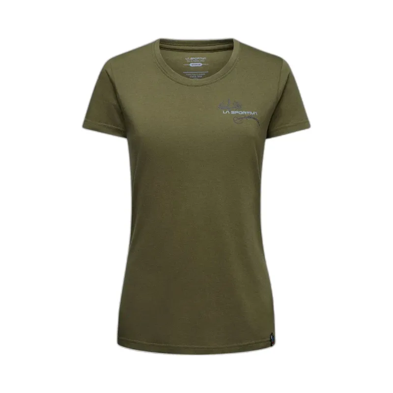 La Sportiva Damen T-Shirt La Sportiva Climb Flower, Vert, – Produktbild 1 von 1