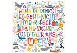 Ambiente Luxury Paper Products Papierserviette, Servietten Papier 33x33cm 3-lag. mit maritimem Spruch Motiv 20 Stück – Produktbild 1 von 1