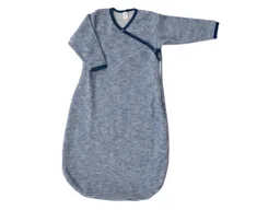 Lilano Lilano Schlafsack Baby Bio-Merinowolle Frottee-Plüsch marine-geringelt Gr.62/68 – Produktbild 1 von 1