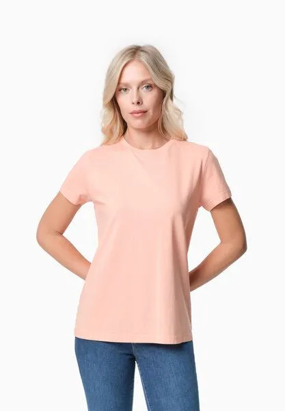 ORGANICATION ORGANICATION TENNUR | Basic T-Shirt aus Bio-Baumwolle, Peach, – Produktbild 1 von 4
