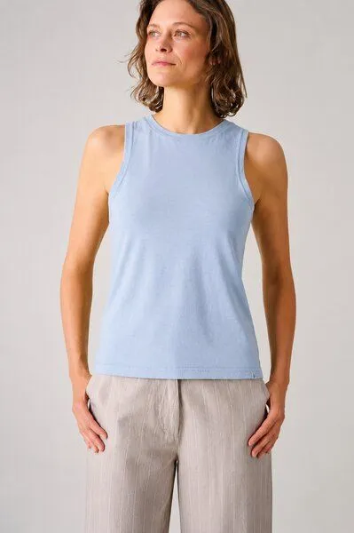 HempAge HempAge Crop Top Hanf/Biobaumwolle, Smoke(blau), – Produktbild 2 von 4