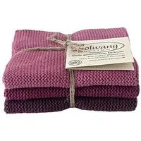 Solwang Design Solwang Design 3er-Set Spültücher aus 100% Biobaumwolle, leuchtende Farben, Nordic berry, – Produktbild 1 von 1
