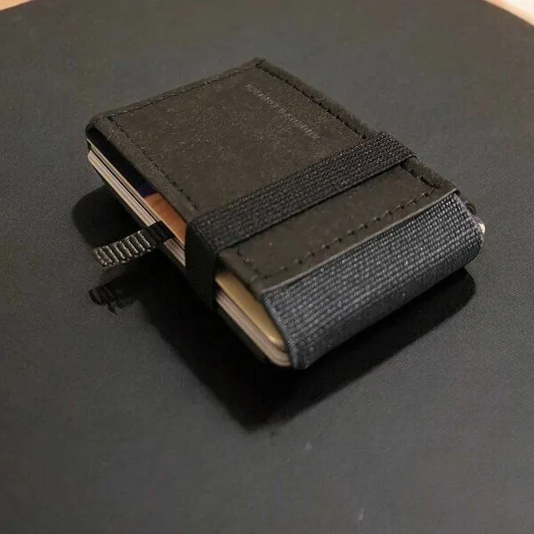 ANDERS & KOMISCH ANDERS & KOMISCH MINI DELUXE Slim Wallet mit RFID Schutz und Münzfach, Schwarz/grau, – Produktbild 3 von 4