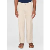 KnowledgeCotton Apparel Herren Hose "BOB loose linen pants" von KnowledgeCotton Apparel - VEGAN,, Light feather grey (hell grau), – Produktbild 2 von 4