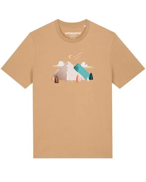 watapparel watapparel T-Shirt Unisex Night & Clouds, Latte, – Produktbild 1 von 3