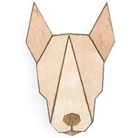 BeWooden BeWooden Brosche aus Holz "Bull Terrier" | Mode Schmuck – Produktbild 1 von 1