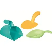Goki goki Sandschaufeln, 3fach sortiert Schaufel grün: 15 x 6,5 x 3 cm – Produktbild 1 von 1