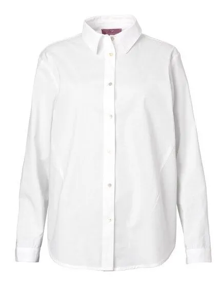 Heidekönigin Heidekönigin Popeline Bluse, Weiß, – Produktbild 2 von 2