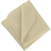 Engel natur Engel Natur Babydecke mit Muschelkante Bio-Merinowolle Fleece natur Maße 80 x 100 cm – Produktbild 1 von 1