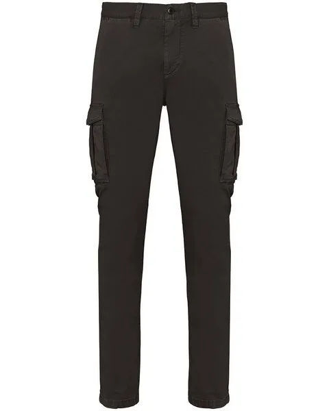 YTWOO YTWOO Herren Cargohose aus Bio-Baumwolle und Elasthan, Schwarz, – Produktbild 1 von 3