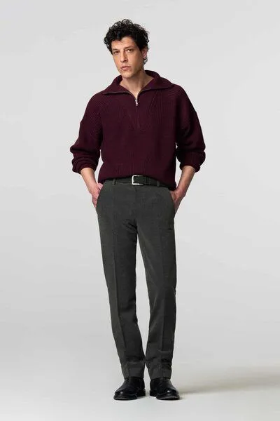 Meyer MEYER Wollcord Chino, Grau (anthrazit), – Produktbild 3 von 4