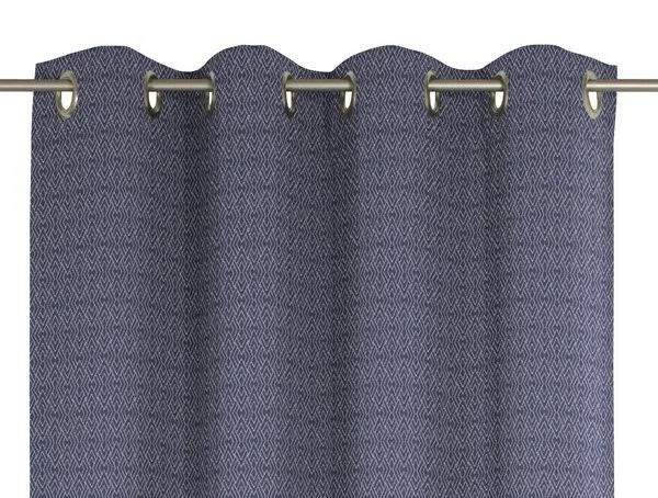 Nature by Adam Nature by Adam Vorhang aus 100% Bio-Baumwolle - Made in Germany - Graphic Ventus, Dunkelblau, – Produktbild 6 von 7