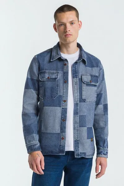 Kings Of Indigo Kings Of Indigo KOGYOKU | JACQUARD DENIM, Jacquard denim, – Produktbild 2 von 4