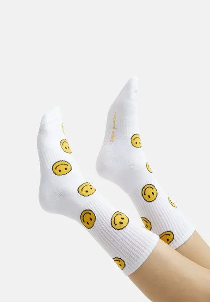 Natural Vibes Natural Vibes Big Smiles Bio GOTS | Bunte Tennissocken | Herren Damen Socken | – Produktbild 1 von 3