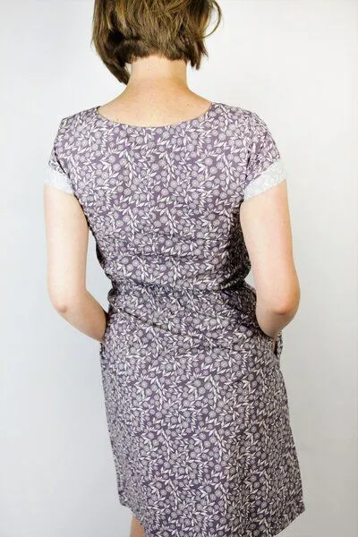 Frija Omina Frija Omina Bio Kleid "Somrig", Braun feldblumen, – Produktbild 4 von 4