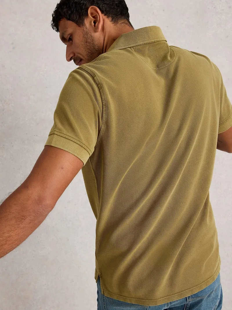 White Stuff Polohemd Utility - L/R, Khakigrün, – Produktbild 4 von 4