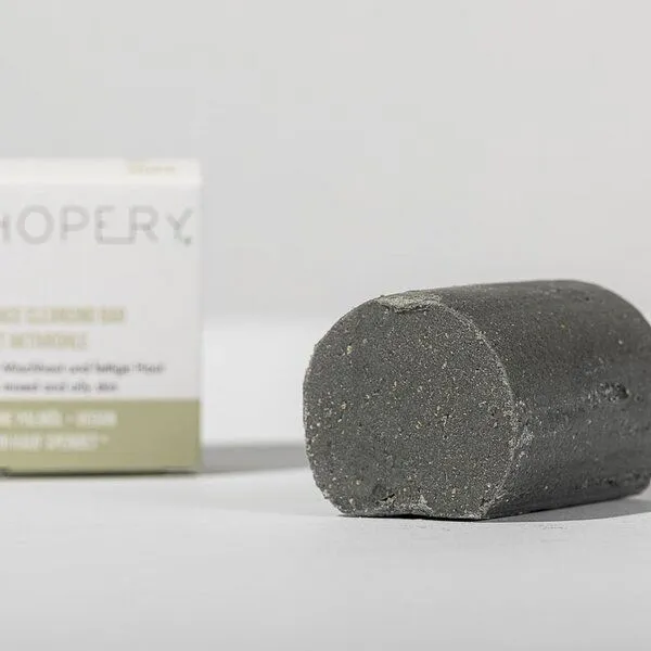 HOPERY HOPERY Gesichtsreinigung für Mischhaut und fettige Haut - Face cleansing bar Aktivkohle – Produktbild 1 von 2