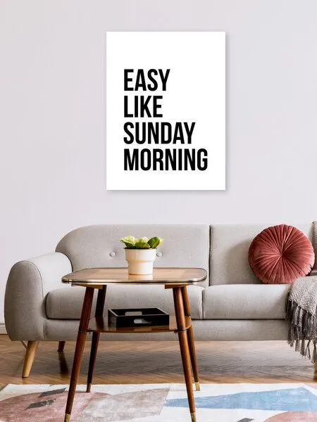 Photocircle Photocircle Poster / Leinwandbild - Easy Like Sunday Morning No6 – Produktbild 2 von 4