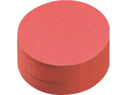 250 Blatt Moderationspapier Kreise 9,5 cm rot – Produktbild 1 von 1