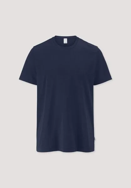hessnatur hessnatur Schlafshirt PURE COTTON aus reiner Bio-Baumwolle, Mitternachtsblau, – Produktbild 3 von 4