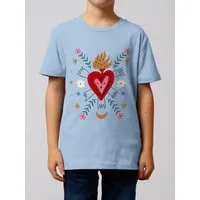 watabout.kids watabout.kids T-Shirt Kinder Love and flex, Blue soul, – Produktbild 1 von 1