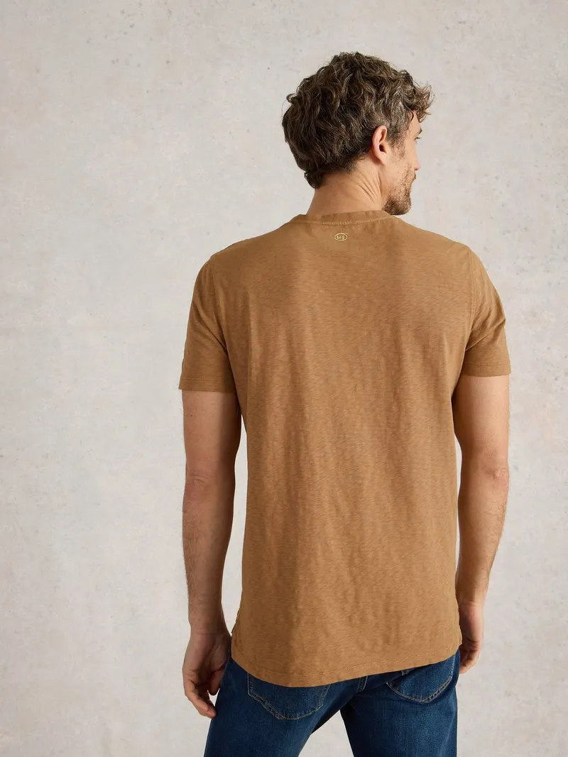 White Stuff T-Shirt Abersoch - XS, Hell tan, – Produktbild 4 von 4