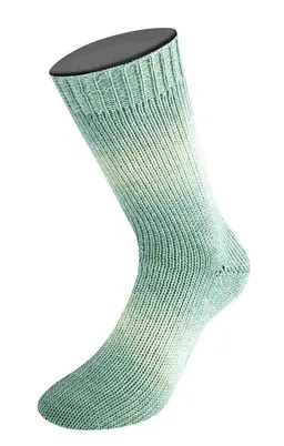 Lana Grossa Lana Grossa MEILENWEIT 100 WOOLYCELL DUO * Häkelwolle, 400 m (100 Gramm), 4-fädige Sockenwolle aus Naturfasern mit Farbverlauf – Produktbild 1 von 1