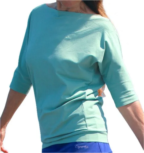 ESPARTO ESPARTO Halbarmshirt Sadaa, Mangogelb, – Produktbild 1 von 3