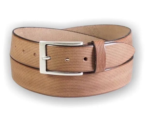 Greenbelts Greenbelts Herren Ledergürtel FABRICE, Grau, – Produktbild 4 von 5
