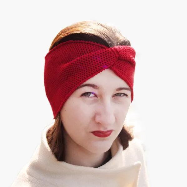 vincente vincente Stirnband mit Twist, Rot, – Produktbild 3 von 3