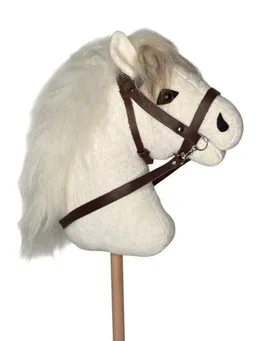 Pat und Patty Pat und Patty Hobby Horse / Steckenpferd aus Baumwollsamt mit einem Gebiss – Produktbild 1 von 1