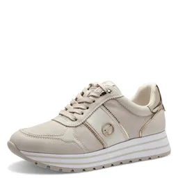 Tamaris Tamaris Da.-SchnÃ¼rer für Damen, beige, Größe 41 EU – Produktbild 1 von 1