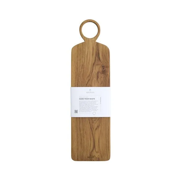 Originalhome Originalhome Schneidebrett aus Altteakholz, Fem L – beidseitig nutzbar, natürlich geölt & klimaneutral., Natur, – Produktbild 1 von 2