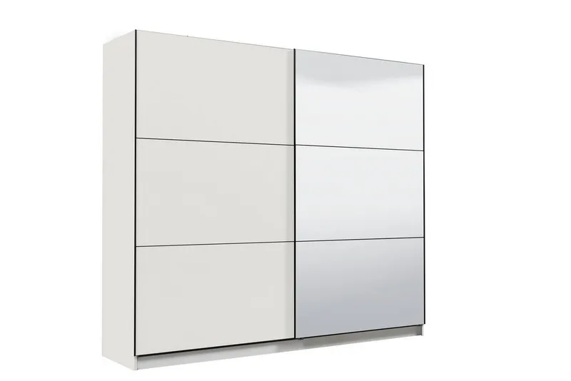 OTTO home Schwebetürenschrank Sierra Kleiderschrank mit Spiegel Garderobe Topseller INKLUSIVE Inneneinteilung, FSC®-Zertifiziert, OTTOs Choice, Weiß, – Produktbild 1 von 5