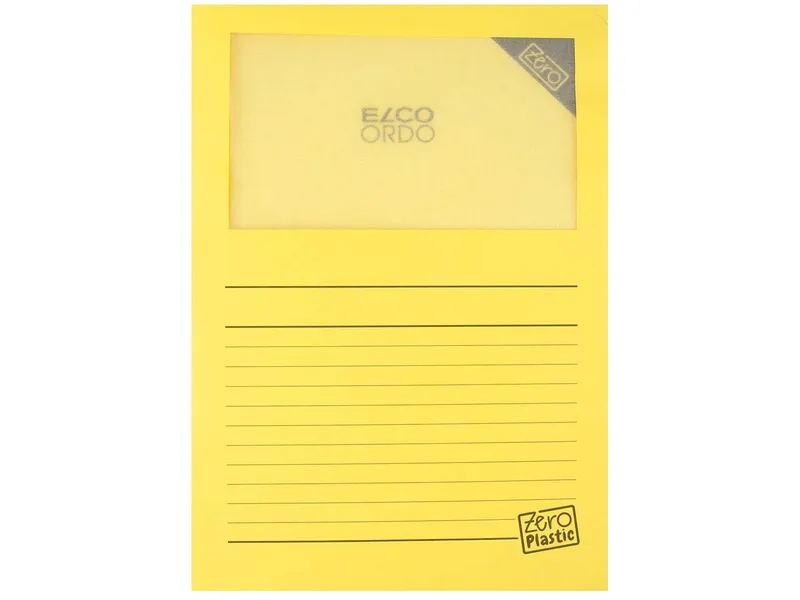Elco 100 Elco Sichtmappe/Fenstermappe "Ordo zero" gelb – Produktbild 1 von 1