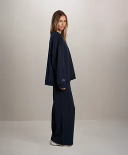 SEAAV SEAAV Damen vegan Sweatshirt Dune Crew Mitternachtsblau – Produktbild 1 von 1