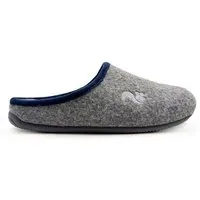 thies Veganer Slipper "thies ® PET Piping" aus weichem Filz, Grey, – Produktbild 1 von 1