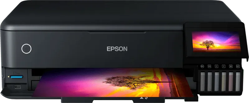 Epson Epson Tintenstrahl-Multifunktionsdrucker EcoTank ET-8550 schwarz – Produktbild 3 von 8