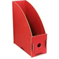 WERKHAUS WERKHAUS Stehsammler Stand aus Holz, Dunkelrot, – Produktbild 1 von 1