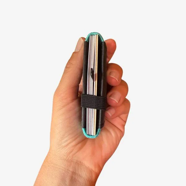 ANDERS & KOMISCH ANDERS & KOMISCH Kleiner Geldbeutel mit Münzfach - MINI PRO Wallet, Black, – Produktbild 6 von 8
