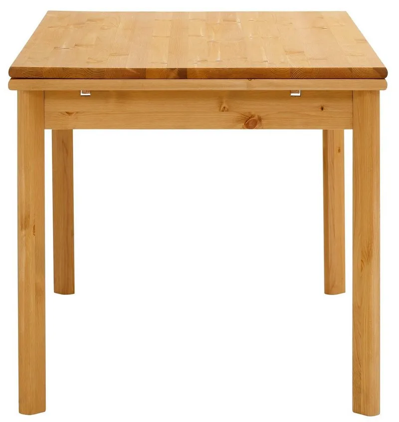 OTTO home Esstisch Tirza, Tisch, Speisetisch, aus massiver Kiefer, FSC® zertifiziert, mit Auszugsfunktion, Beige, – Produktbild 4 von 5